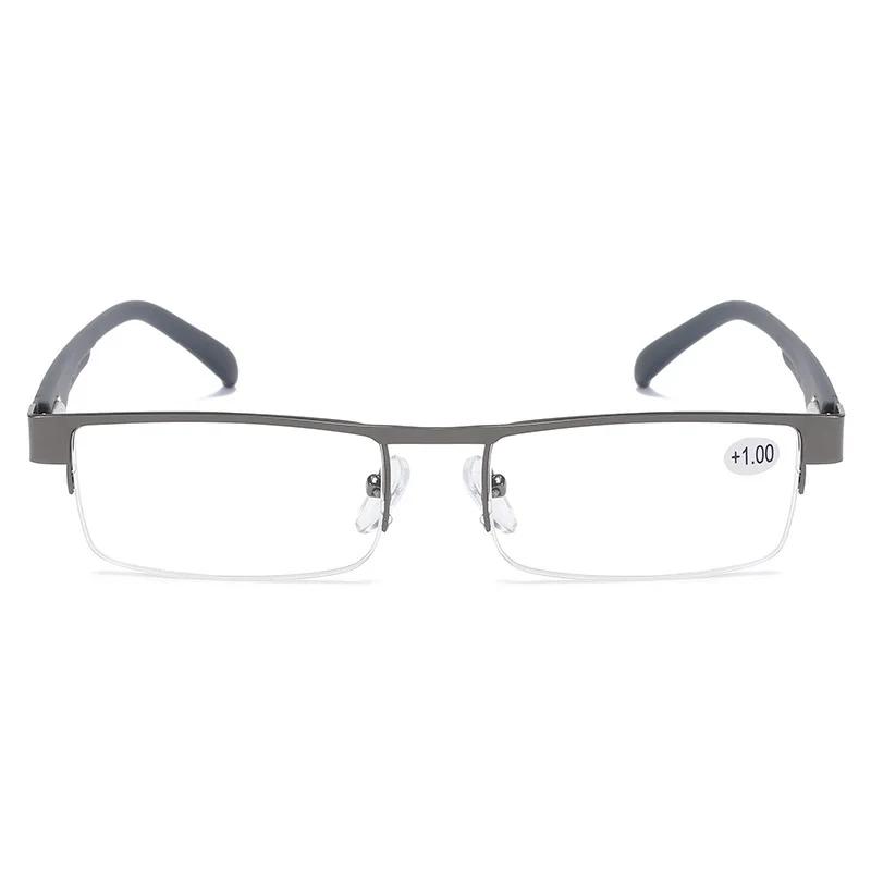Metal Frame Men Reading Glasses Vintage Business Hyperopia Eyewear Male Reading EyeGlasses +1.25 1.75 2.75 3.75 5.0 6.0