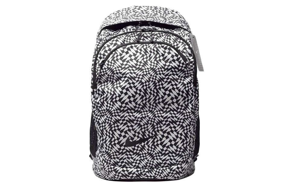 Nike Polyester Backpack Regular Unisex Black & White BA4882-008