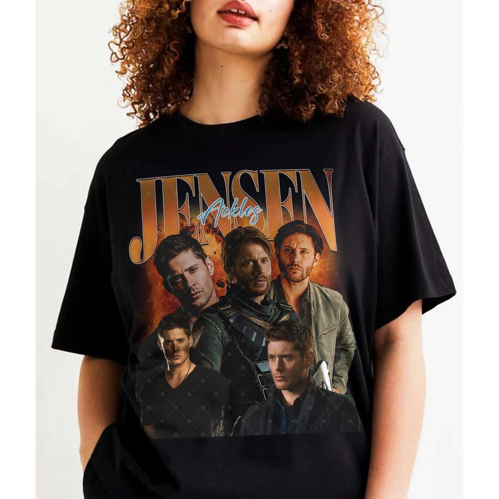 Beperkt Jensen Ackles 90s Shirt Vintage Jensen Ackles Shirt Jensen Ackles Grafisch Y2k Kleding Jensen Ackles Shirt voor Fan