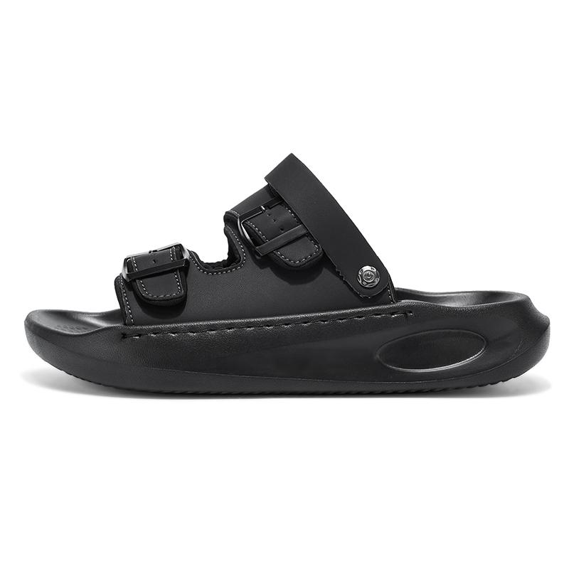 Men's Summer Breathable Sandals Stylish Outdoor Slip Non-slip Beach Shoes - Solid Color Pattern EVA Indoor/Outdoor Sandals