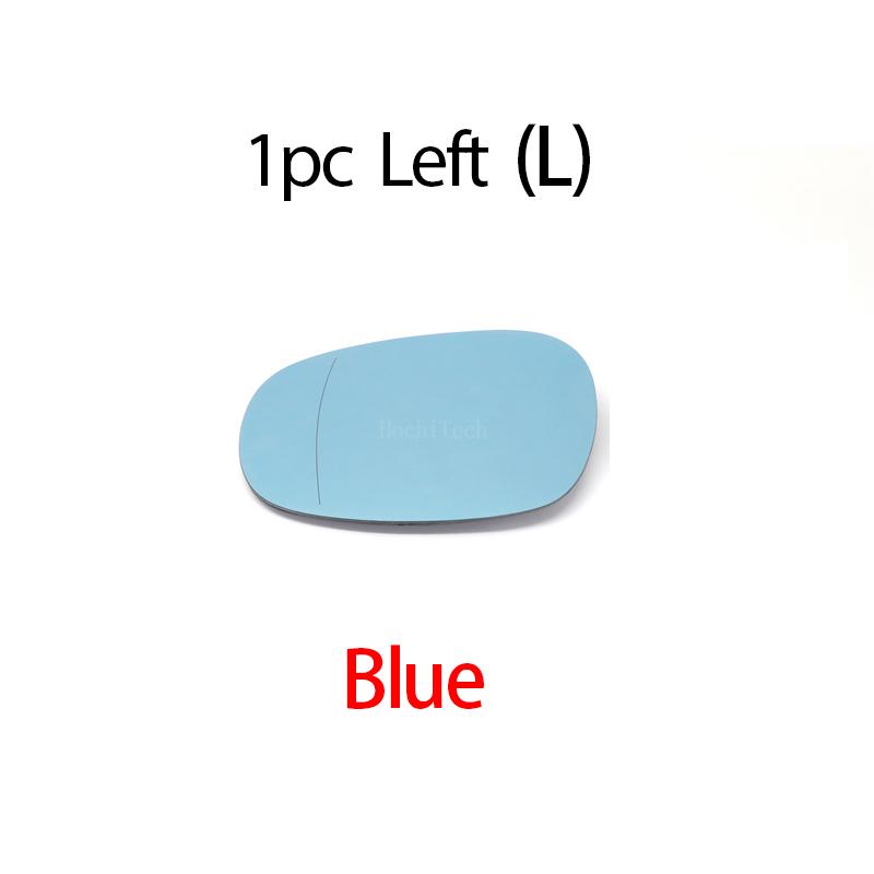 Left & Right Side Mirror Glass Blue Rear View Rearview Exterior Wide Angle for BMW 1 Series 3 Series E82 E88 E90 E91 E92 E93 LCI
