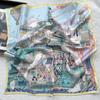 100% mulberry silk scarf - women's spring/summer silk scarf - versatile twill 70cm square scarf