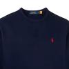 Polo Ralph Lauren Crew Neck Long Sleeve Micro Logo Sweatshirt Men sweatshirt Navy-Blue 710766772003093-003