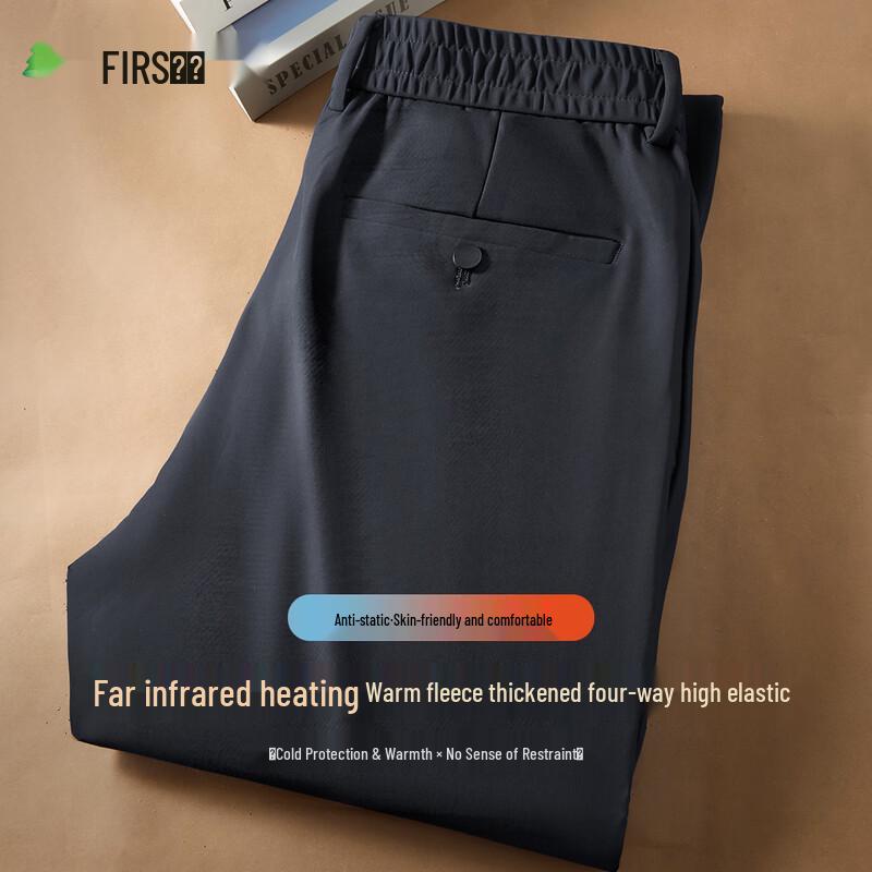 FIRS Men s Fleece-Lined Four-Way Stretch Business Casual Pants 40