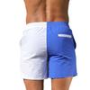 Sommer Männer Sport Shorts Atmungsaktiv Schnell Trocknend Fünf-punkt Kurze Hosen Plus Größe Gemischte Farbe Patchwork Reise Strand Shorts Störsender
