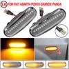 2Pcs Dynamic LED Turn Signal Side Marker Light Repeater Lamp For Fiat Panda 169 Grande Punto Inkl Evo Doblo Fiorino Linea Idea