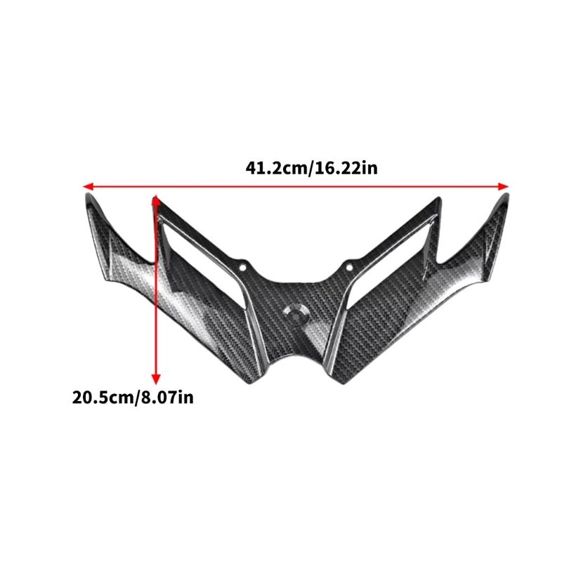 Motorrad-Winglets Front-Seiten-Spoiler Aerodynamik-Kit Geeignet für NMAX2022 Verbessert die Kontrolle Erhöhte Stabilität Stil