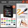 TouchColor Soft Tip Multicolor Acrylic Markers - Perfect for Students & Kids' Art Projects