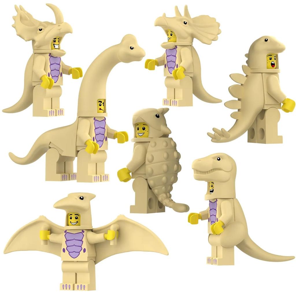 Dinosaurier Zusammenbau Spielzeug Bausteine Minifigur