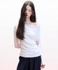 Hawaii Ha Kim [Atelier] Strap Drape Top_White