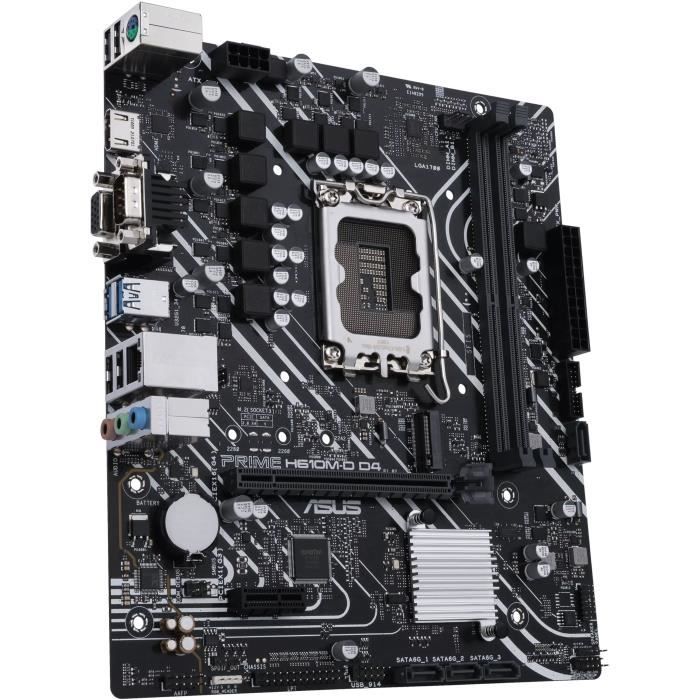 Carte Mère - ASUS - PRIME H610M-D D4 - Intel H610 LGA 1700 Micro ATX