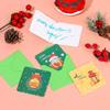 24PCS/Pack Creative Festival Favors Party Supplies Xmas Patterns With Envelope Mini Greeting Cards Merry Christmas Postcard