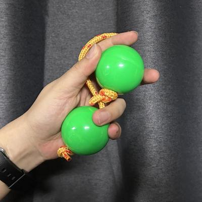 2 Pair Asalato Rhythmic Ball Hand Percussion Instruments Rattle Asalato Shaker for Adults And Teenagers