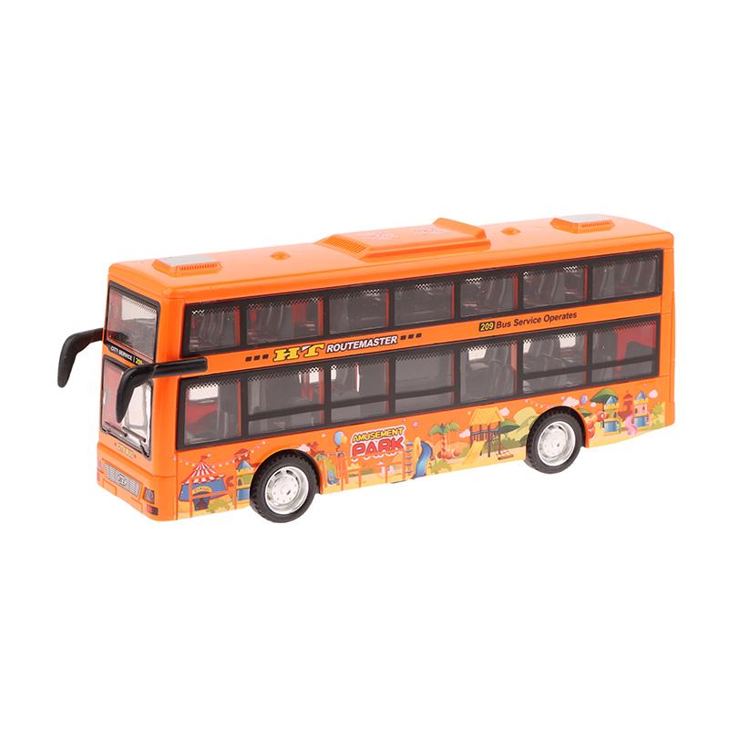1 Piece Simulate Exquisite Convertible Bus Toys Double Decker Bus City Tour Car Model Gifts For Children