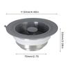 Universal Kitchen Sink Drain Strainer Stainless Steel Practical Sink Filter Efficient Filtering Kitchen Sink Plugs