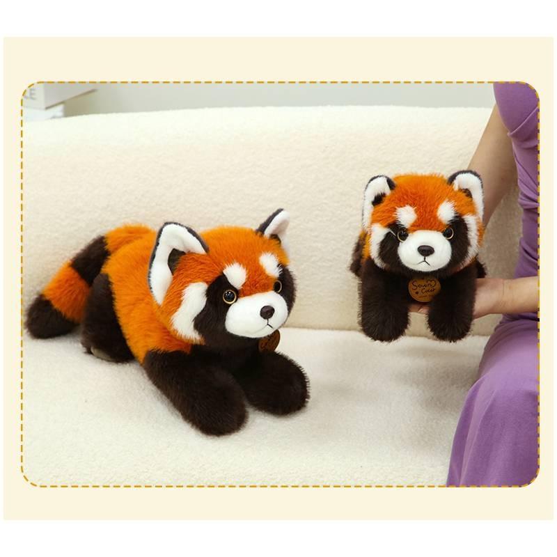 Raccoon Plush Fox Toy Cartoon Animal Stuffed Doll Room Decoration Gift Kids