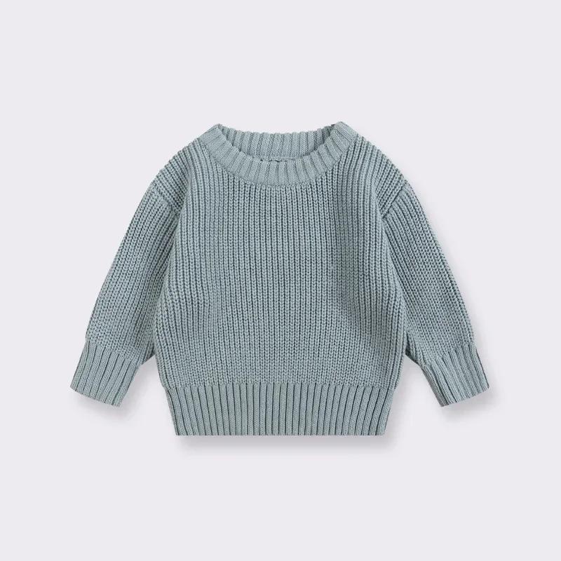0-7T Bambino Bambina Neonato Maglione Neonato Pullover Lavorato a Maglia Top Casual Base Abbigliamento in Maglia