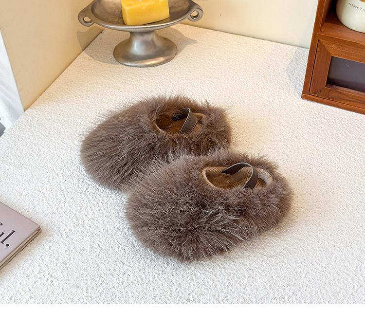 Children's Birkenstock Fuzzy Velvet Closed-Toe Slippers - Autumn/Winter 2025 Collection