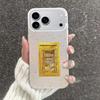 Everyday Gold Apple 17 Phone Case, Silver Shell for 17Air/17ProMax/16/15