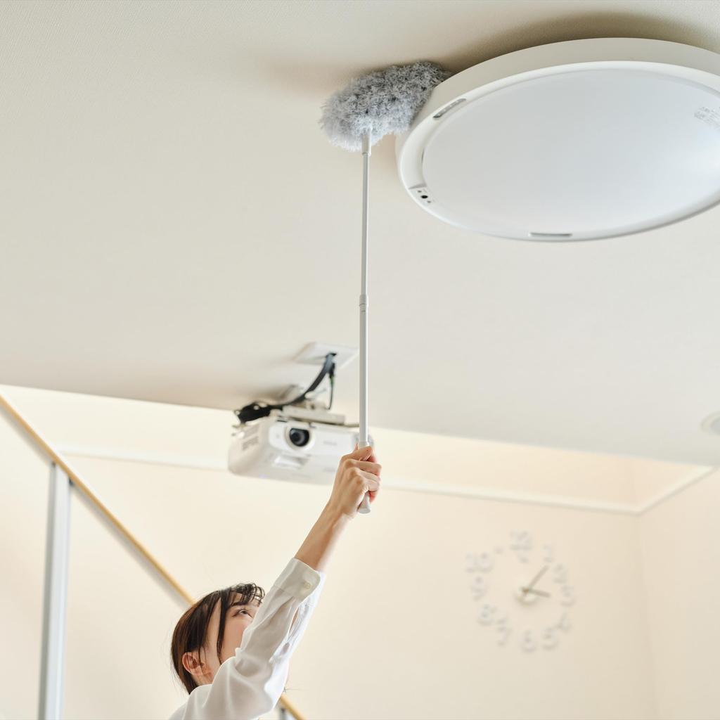 Yamazaki Sangyo Wiper Mop Handheld Duster Removes Static and Prevents and Reduces Spare Simple 11cm Wide X 8cm Deep X 22cm Product 206070 Cleaner,