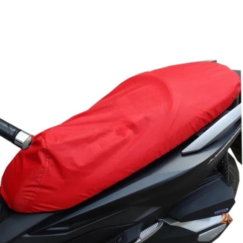 For 350E 350D 350M Motorcycle Seat Cover Cap Waterproof Dustproof Sunscreen Scooter Cushion Protector Cover For ZONTES red 350E