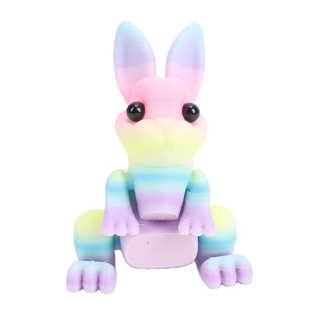 3D Printing Mystery Rabbit Egg Toy Bright Color Multifunctional Movable Easter 3D Printed Toy