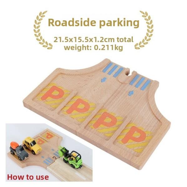 All Kinds Wooden Tunnel Station Platform Wooden Train Track Accessories fit for Brand Wooden Railway Track Toys for Children