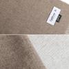 NORV30 Collaboration with Naoko Supreme Quality Cashmere Reversible Cashmere Fine Unisex Beige X White [Cashmee] Iijima. .N 100% Scarf, Yarn, Elegant,