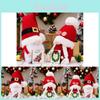 Creative New Christmas Decoration Plush Pom Pom Knit Hat Wooden Sign Rudolf Gnome