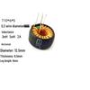 Horizontal Common Mode Choke T10x6x5 with Insulated Bobbin, Interleaved Winding, 20 Turns, 0.3 Wire, 2A, 5mH Inductor Coil