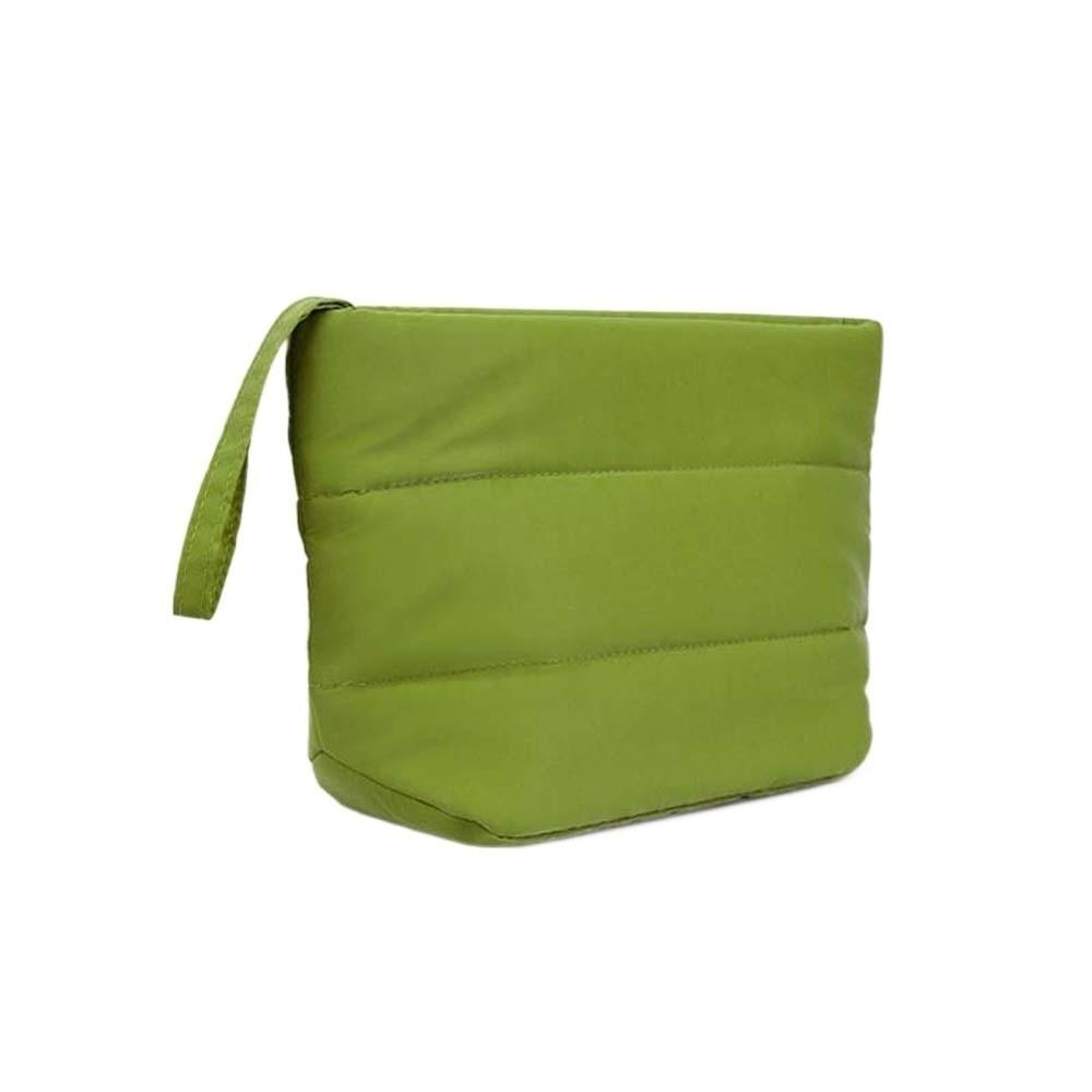 Filled with Cotton Makeup Lipstick Pouch Candy Color Sanitary Napkin Pouch  Cosmetics зелёный