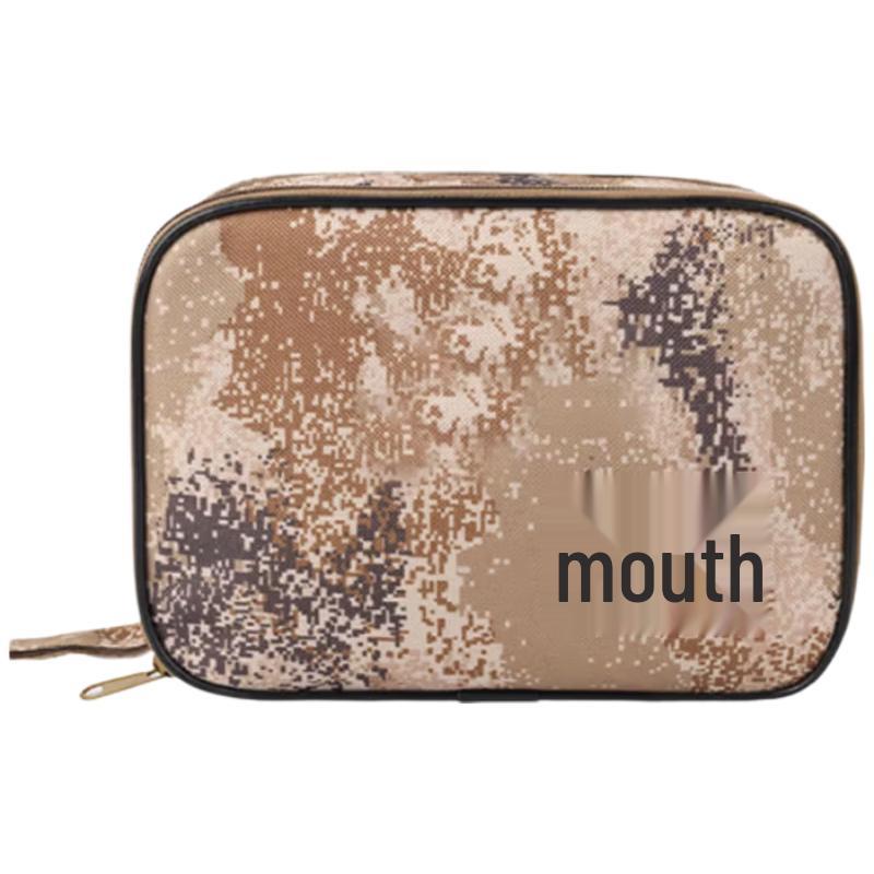Portable Camouflage Travel Wash Bag with Hook