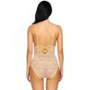 Ladysta Donna Teddy Dress Baby doll Colore beige taglia unica ( S, M, L)