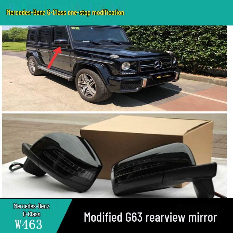 Mercedes-Benz W463 G-Class G500 G350 G55 G63 Carbon Fiber Rearview Mirror Shell Assembly