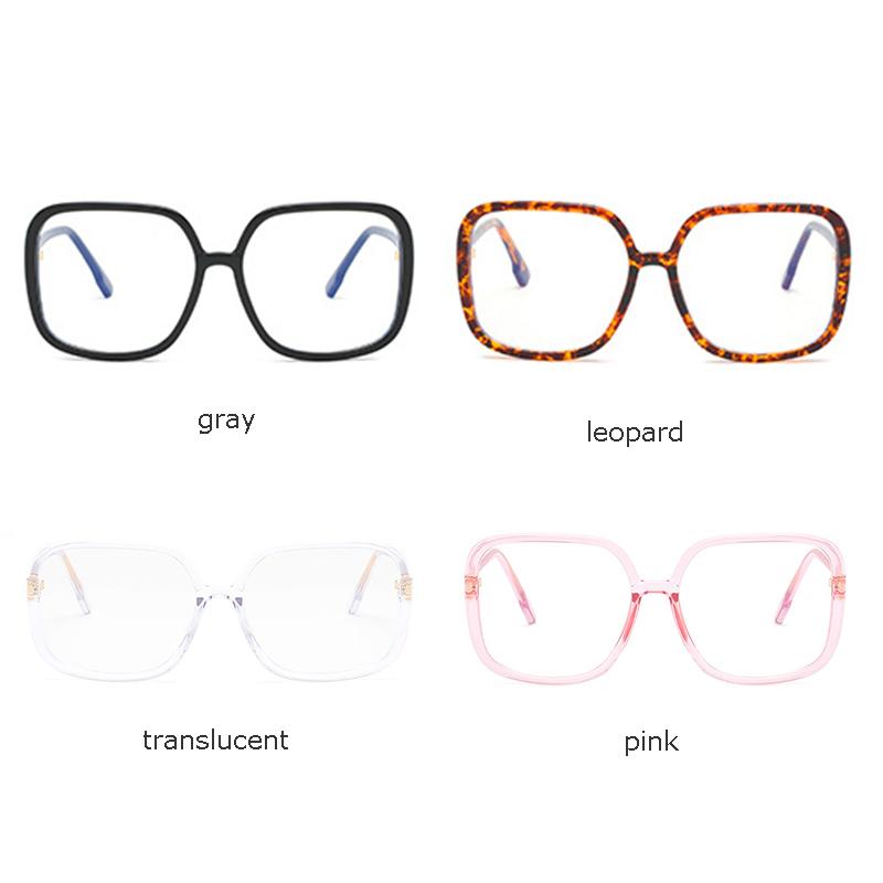 MAXJULI Oversized Square Blue Light Blocking Glasses Anti Ray Lens Protection Computer Eyewear 6030