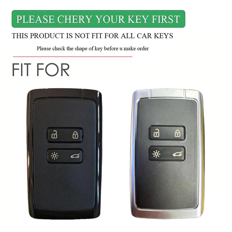 Silicone Shell Fob Holder Car Key Case Cover For Renault Espace 5 Kadjar Koleos Captur Megane 4 Talisman Arkana Dacia Sandero