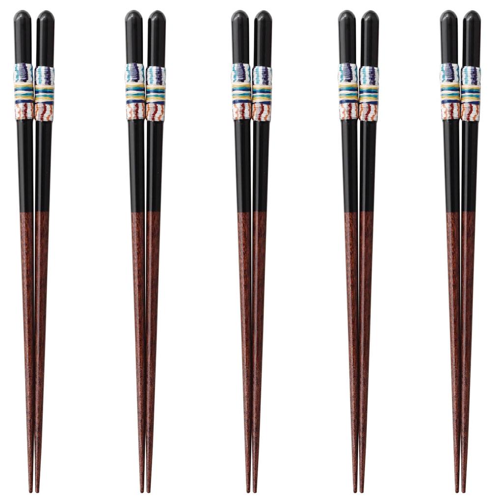 Chopsticks Set of Dishwasher Made in Japan J-kitchens 5, Material Wood, Safe, PID4160,