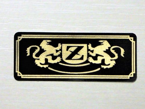 

QE-2-3 Z Facing Lion Черный/Золотой Оригинальная наклейка Лев Facing Lion Экран Facing Lion Внешний бак Задний кожух Под кожухом Козырек бикини Поворотный рычаг