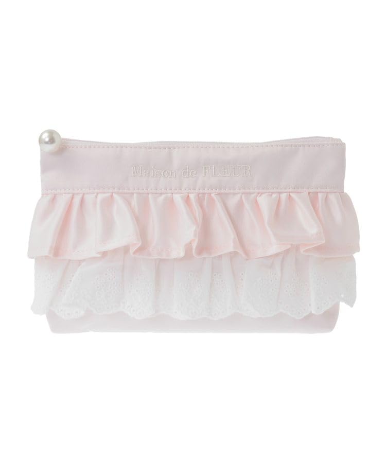 

de Сумочки и мешки на шнурке Передняя оборка для розового [Maison Fleur] Женщины, розовый