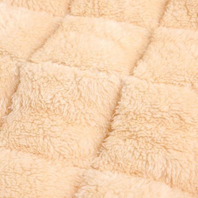 Männer Winter Herbst Mantel Dicker Plüsch Gepolstert Stehkragen Nackenschutz Warm Langarm Reine Farbe Plus Größe Weiche Einreiher Taschen Strickjacke