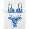 Bikini Youth Suspender Swimwear Can Be Adjusted for a Simple and Atmospheric Style
