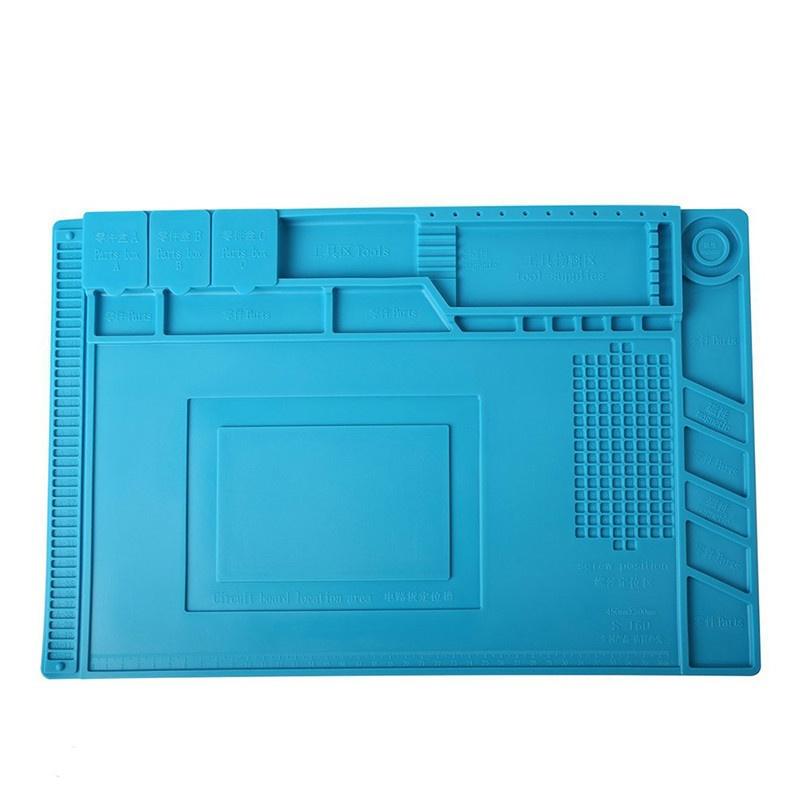 Heat Insulation Working Mat Soldering Station Iron Phone Computer Repair Mat Magnetic Heat-resistant Insulator Platform