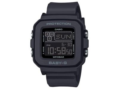 BABY-G BGD-10-1JF Black Quartz Stopwatch Digital Women Watch Resin NEW