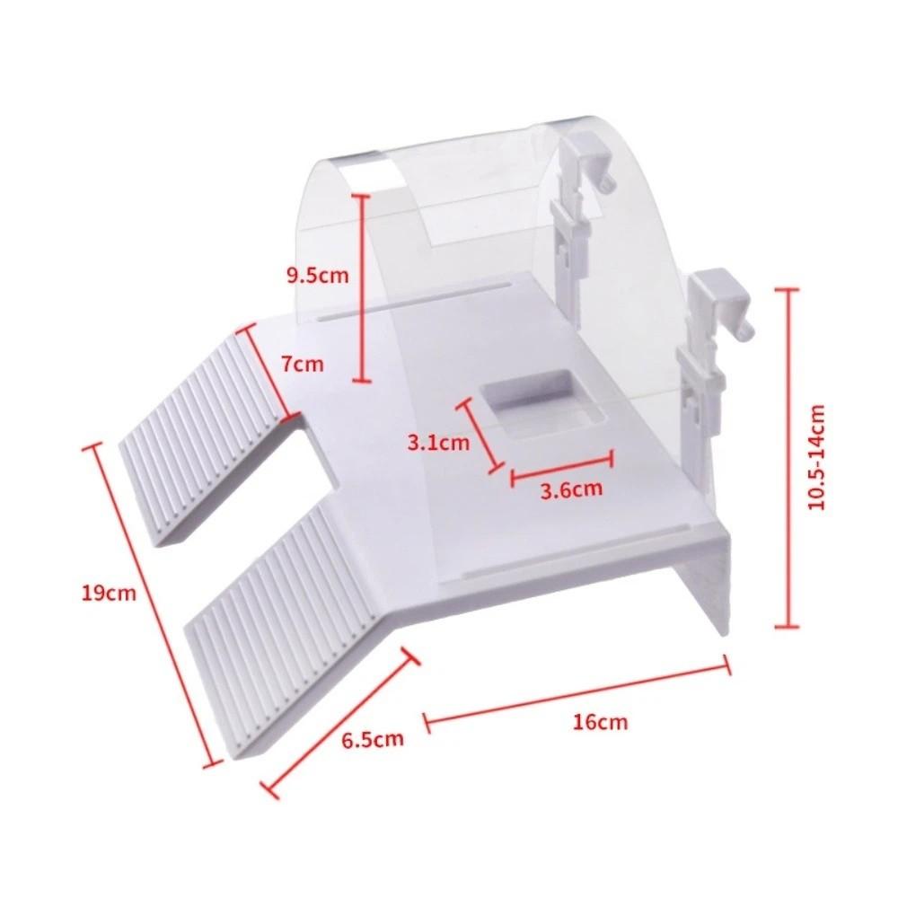 Anti-Escape Cover Turtle Basking Platform with Hooks Aquarium Basking Platform Reptile Enclosure