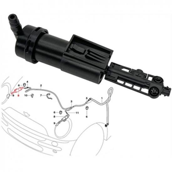 Right Headlight Headlamp Washer Pump For Mini Cooper S R50 R52 R53 61677147046