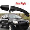Front Left/Right Side Car Outside Door Handle with Keyhole Black for Kia Sportage 2005 2006 2007-2010 82651-1F010 82661-1F010