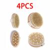 Shower Brush for The Back Handheld Dry Brushing Body Exfoliating Brush Bathroom Cellulite Back Bath Massage  Brush