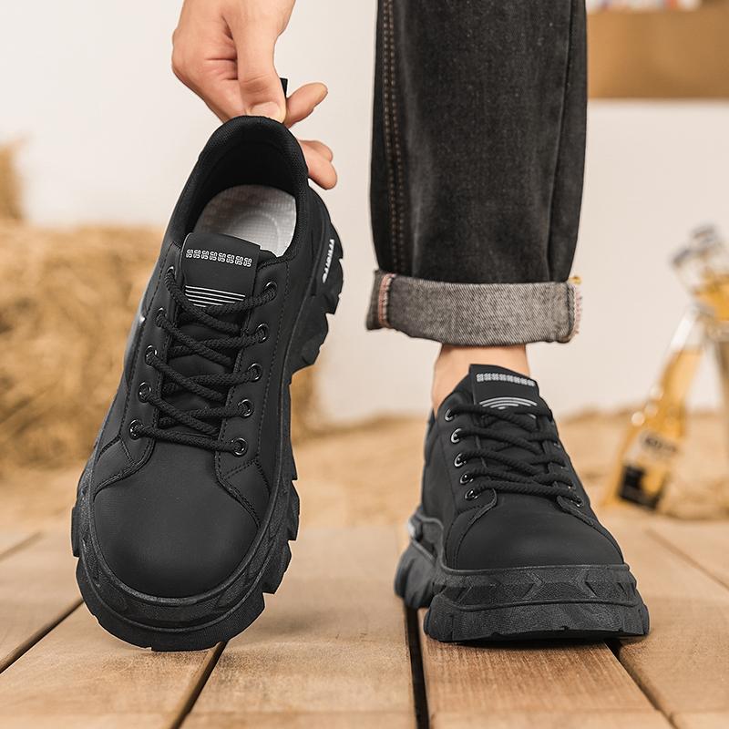 Nové Pánské Klasické Módní Nízké Tenisky na Skateboarding s Tlustou Podrážkou Pohodlné Měkké Podrážky Basketbalové Tenisky