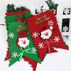 Pattern Santa Claus Hanging Flags Christmas Party Decoration Fashion Banner
