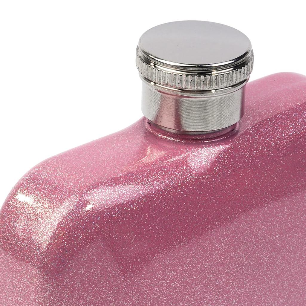 NUZAMAS 304 Stainless Steel 160ml Hip Flask Pocket Liqueur Whiskey Hip Flask for Men Leakproof Flask Small Hip Flask for Hiking Hunting Camping BBQ